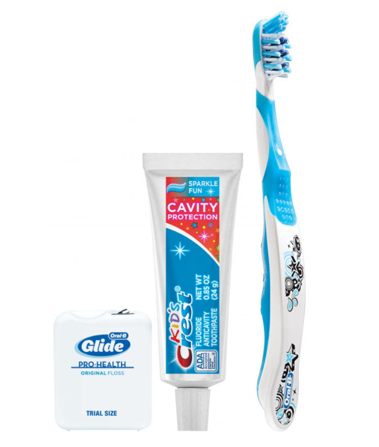 Proctor & Gamble 83508111 Crest Oral-B Kids 8-12 Manual Dental Patient Bundle 72/Pk Proctor & Gamble 83508111 Crest Oral-B Kids 8-12 Manual Dental Patient Bundle 72/Pk